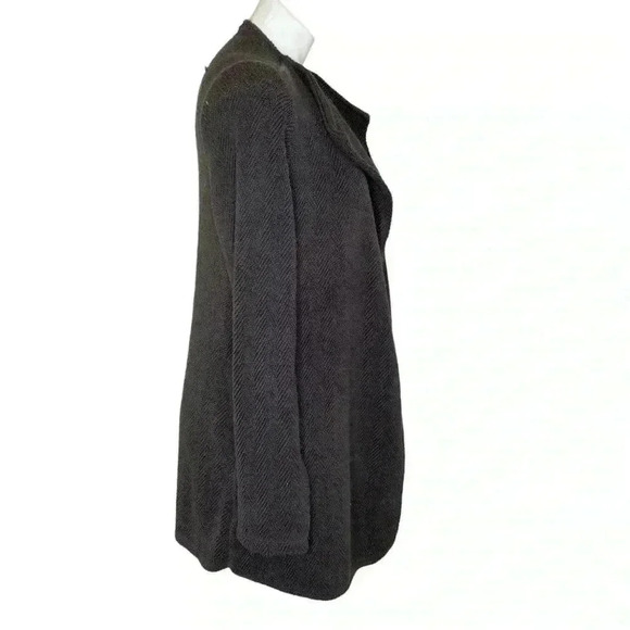James Perse Standard long grey duster sweater jacket blazer opera coat - Picture 2 of 8